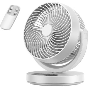 サーキュレーター 羽根取り外し可能 扇風機 リモコン付き 大風量 卓上扇風機 3段階風量調節 1~7時間タイマー 低騒音 左右60°自動首振り